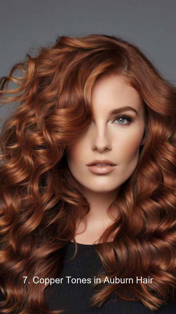 7. Copper Tones in Auburn Hair