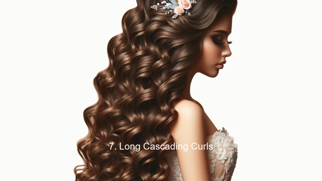 7. Long Cascading Curls