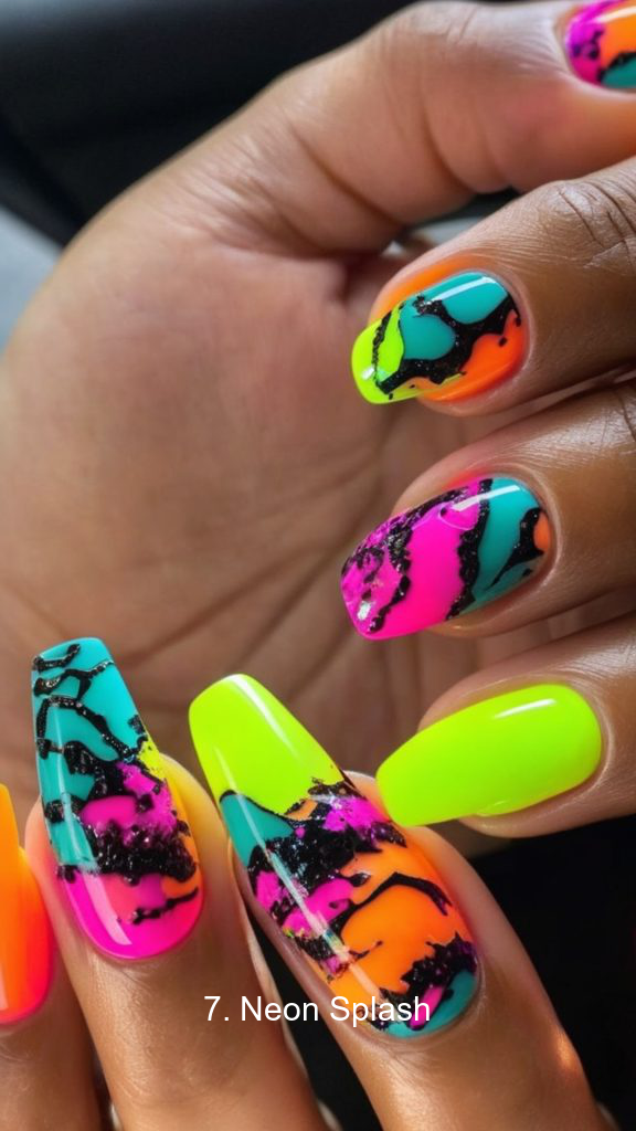7. Neon Splash