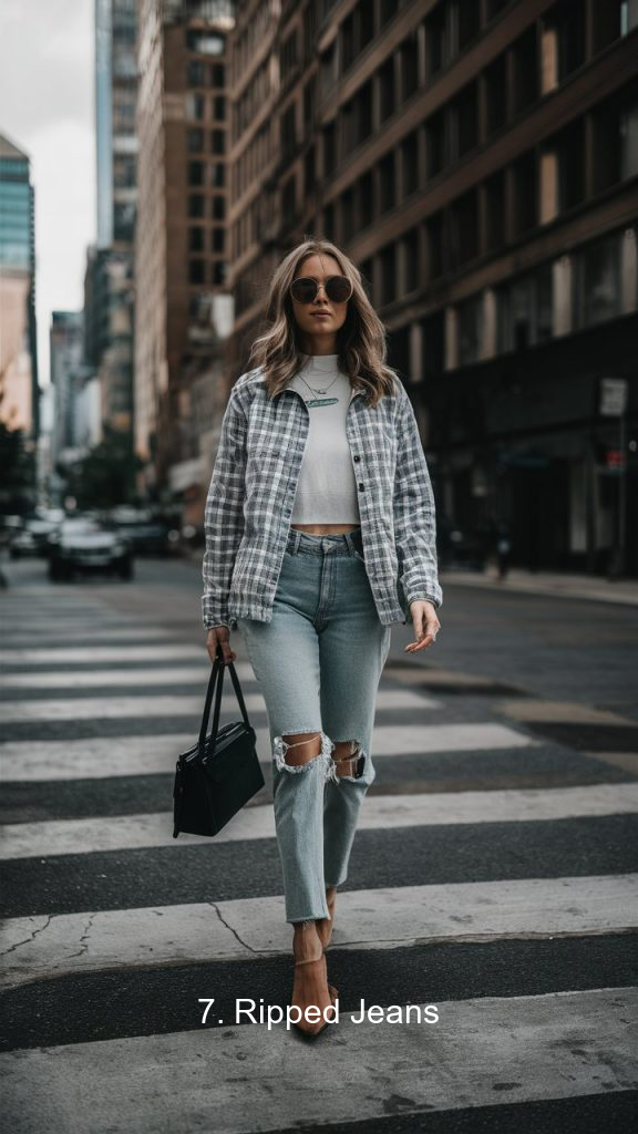 7. Ripped Jeans