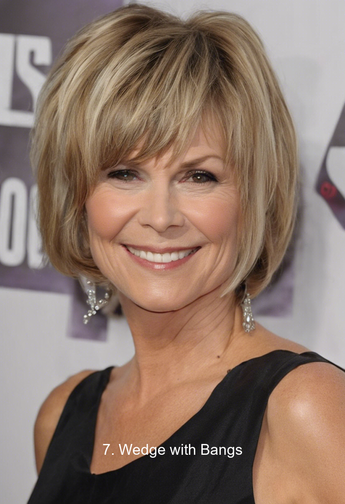 7. Wedge with Bangs