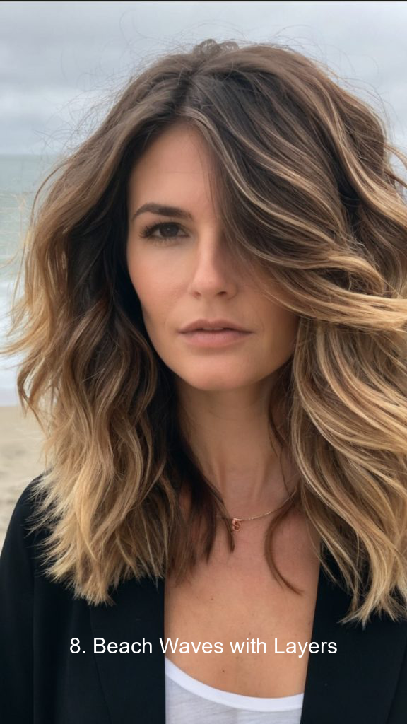 8. Beach Waves with Layers