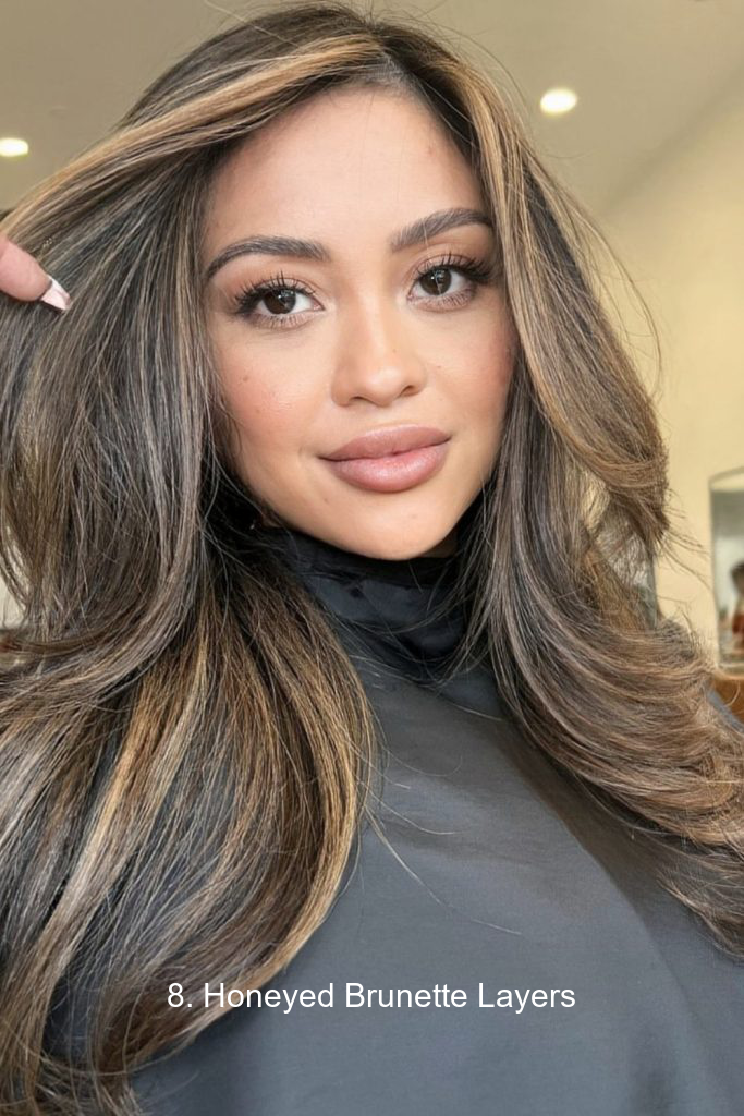 8. Honeyed Brunette Layers