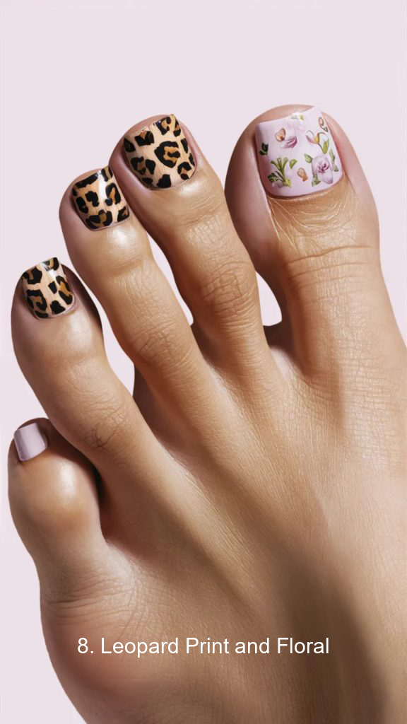 8. Leopard Print and Floral