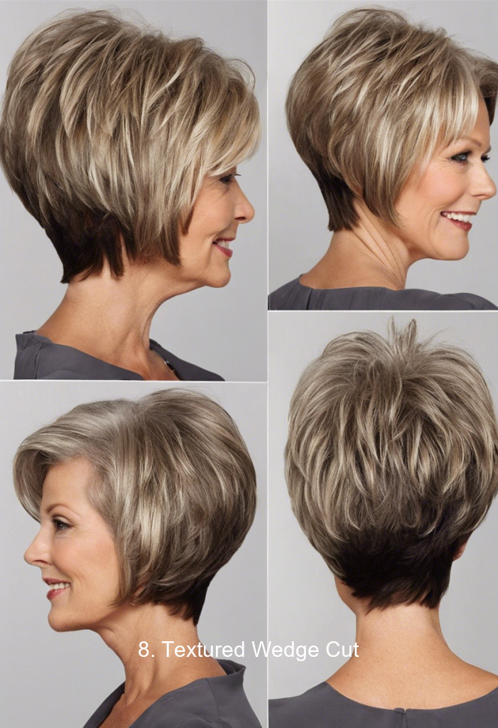 8. Textured Wedge Cut