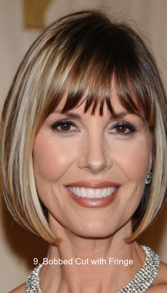9. Bobbed Cut with Fringe