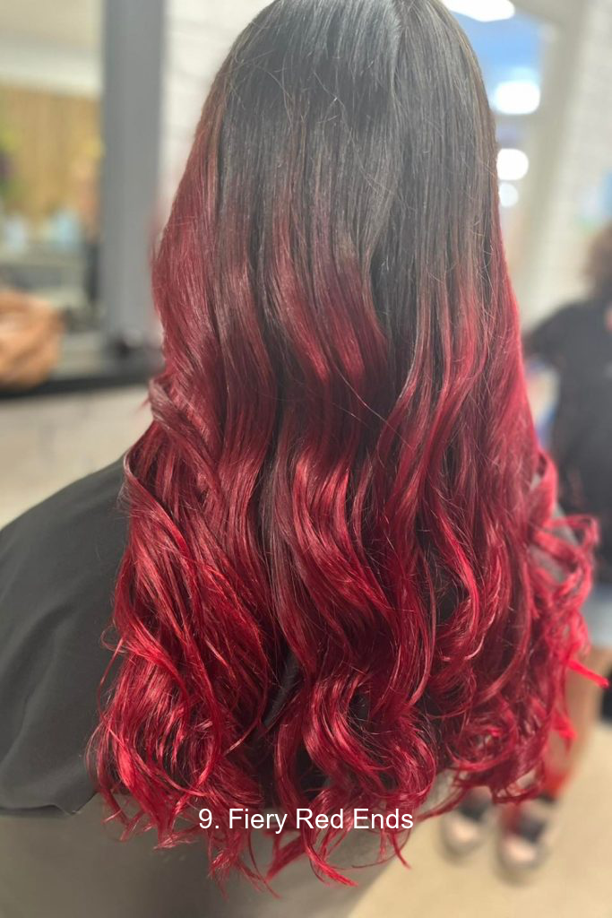 9. Fiery Red Ends