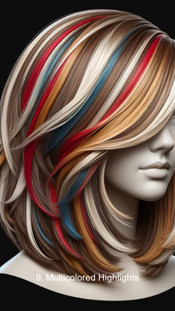 9. Multicolored Highlights