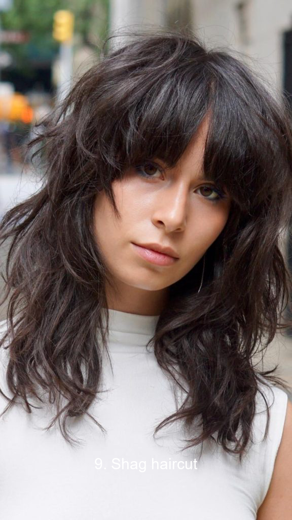 9. Shag haircut